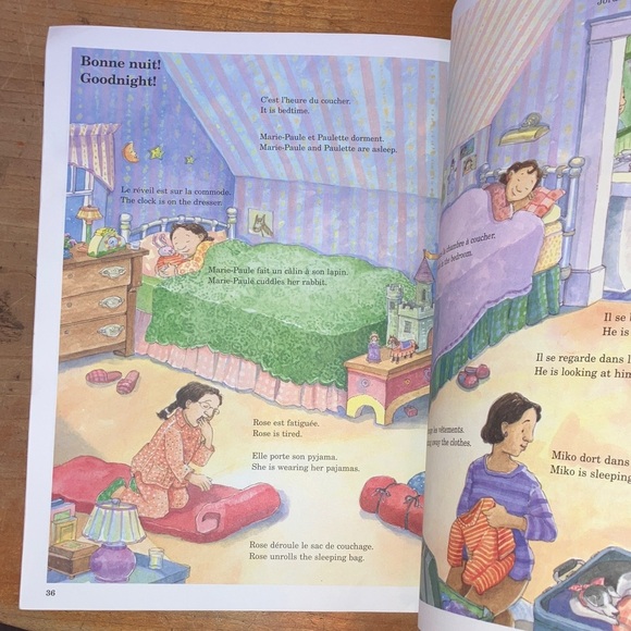 Bilingual French English common phrases Language Learning Book - Picture 12 of 16